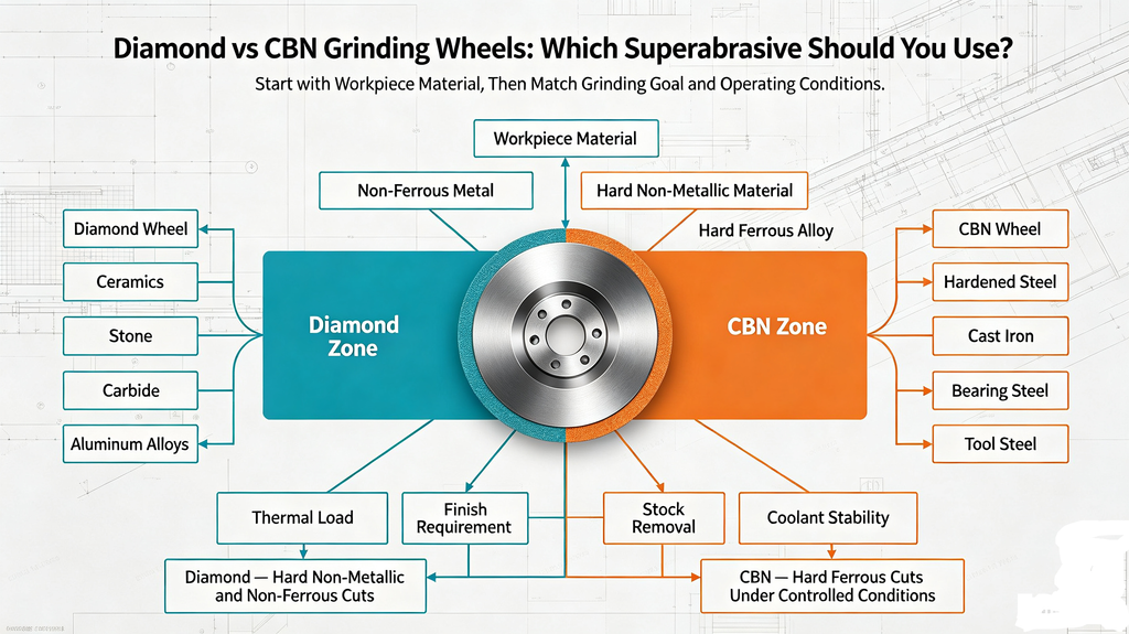 Diamond vs CBN Grinding Wheels