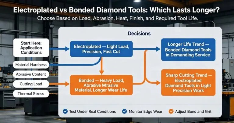 Electroplated vs bonded diamond tools