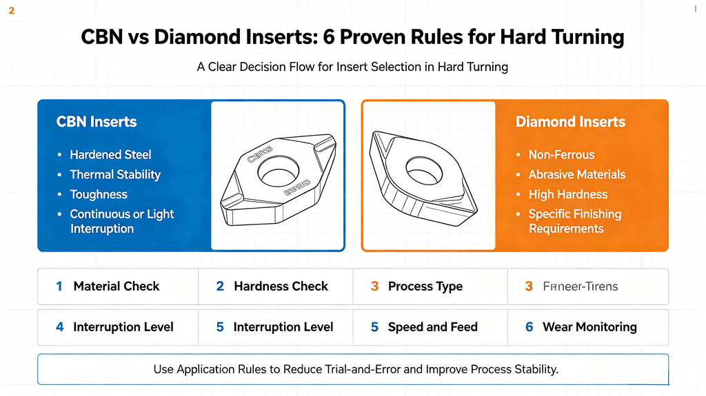 CBN vs Diamond Inserts