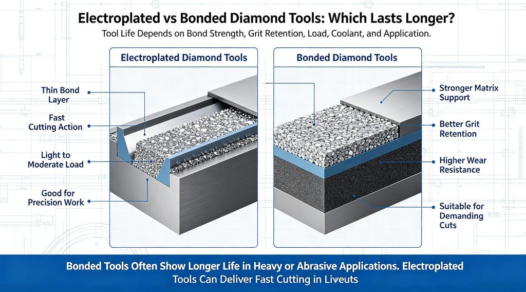 Electroplated vs Bonded Diamond