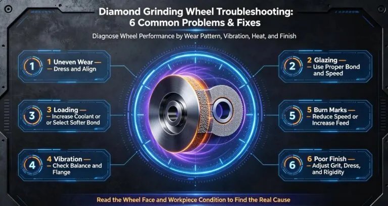 Diamond grinding wheel troubleshooting and repair guide