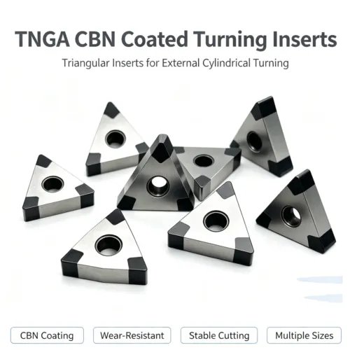 Triangle CBN Coated TNGA Insert for External Turning (RL-0987)