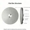不锈钢金刚石打磨圆盘2 Electroplated Diamond Abrasive Disc 1-10 mm for Lapidary Gem Grinding (High Hardness)