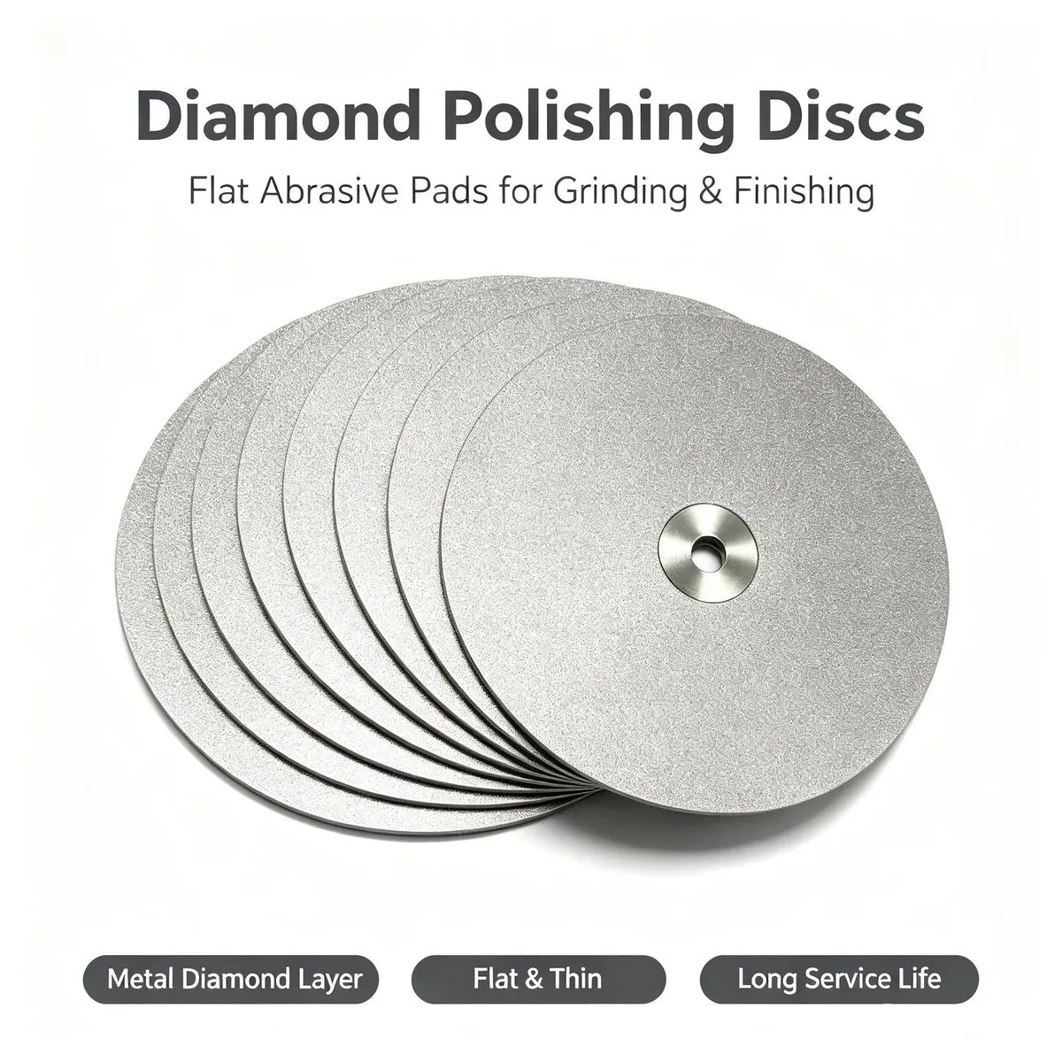 Electroplated Diamond Abrasive Disc 1-10 mm for Lapidary Gem Grinding (High Hardness) - view 3