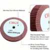 无纺布氧化铝轮毂1 Non-Woven Aluminium Oxide Flap Wheel 200x25 mm Red 320-400# for Stainless Steel