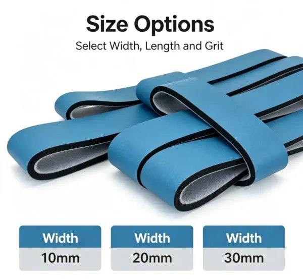 柔性树脂金刚石磨料打磨带6 Flexible Resin Diamond Abrasive Belt Square 60#-50000# for Stone and Quartz