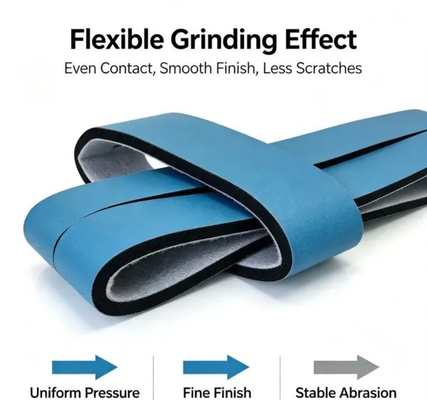 柔性树脂金刚石磨料打磨带7 Flexible Resin Diamond Abrasive Belt Square 60#-50000# for Stone and Quartz