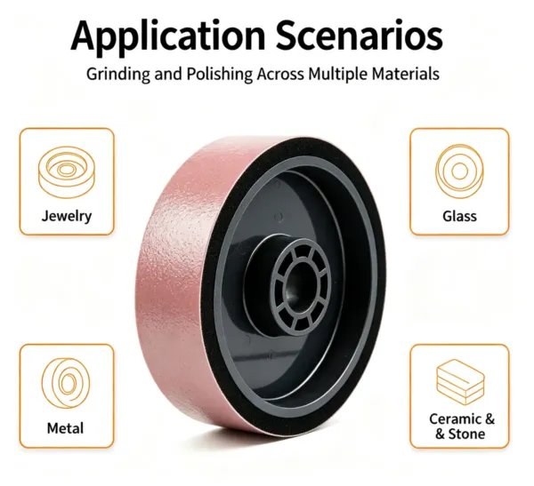 柔性树脂金刚石磨轮砂轮6 Flexible Resin Diamond Grinding Wheel