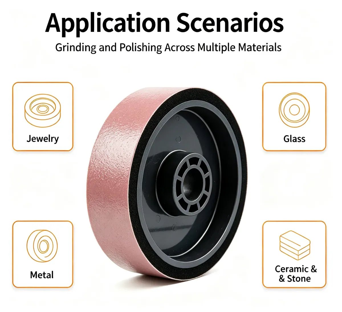 Flexible Resin Diamond Grinding Wheel - Product shot 6