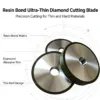 树脂结合剂超薄金刚石切割片1 Medium Hardness Resin Bond Ultra-Thin Diamond Cutting Disc 3.0 mm