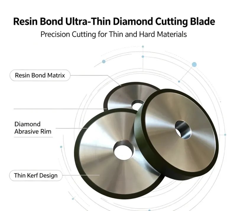 Medium Hardness Resin Bond Ultra-Thin Diamond Cutting Disc 3.0 mm