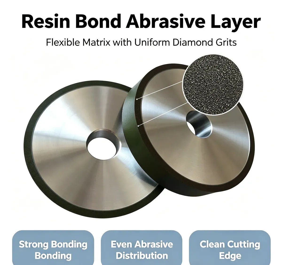 Medium Hardness Resin Bond Ultra-Thin Diamond Cutting Disc 3.0 mm - view 2