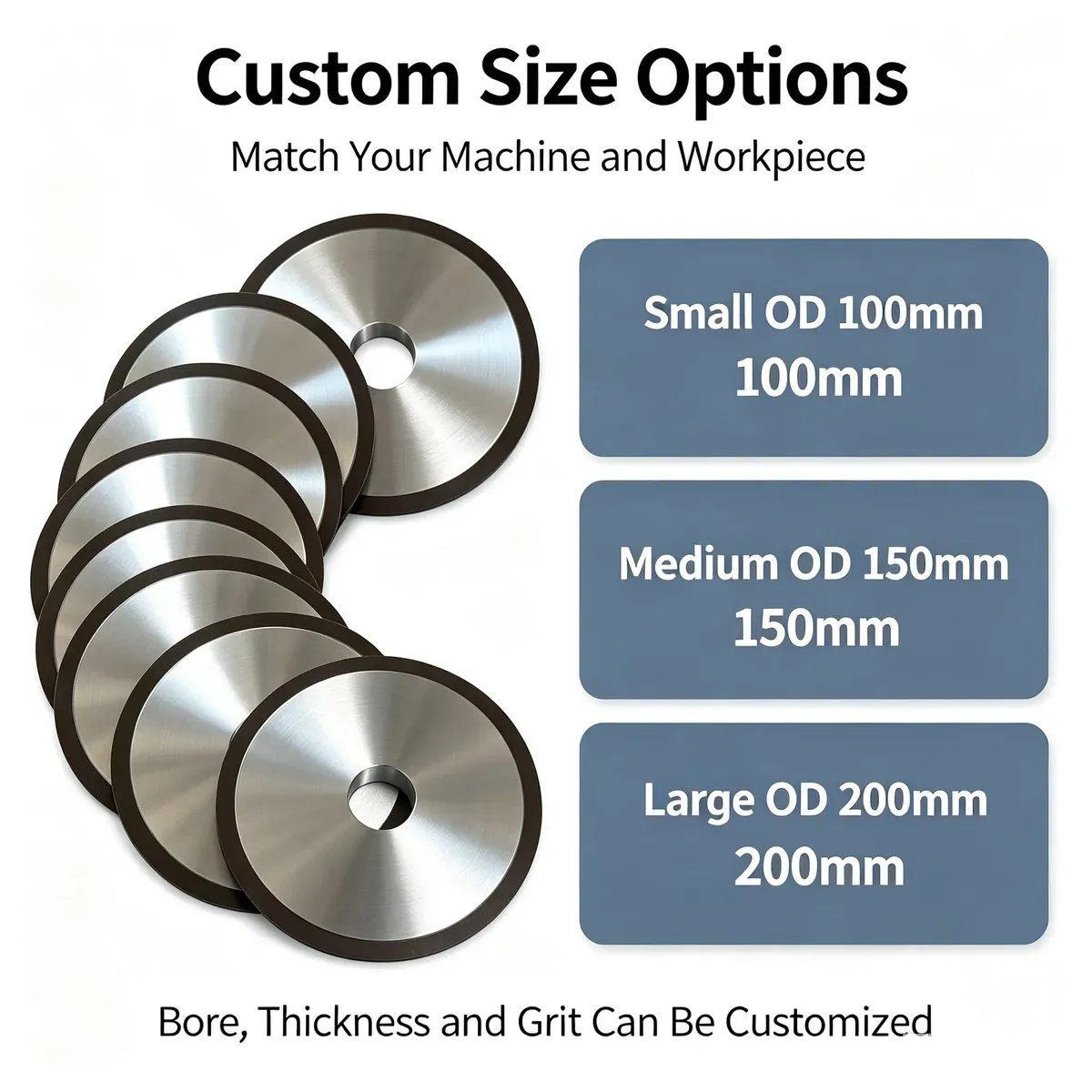 Medium Hardness Resin Bond Ultra-Thin Diamond Cutting Disc 3.0 mm - view 4