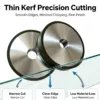 树脂结合剂超薄金刚石切割片5 Medium Hardness Resin Bond Ultra-Thin Diamond Cutting Disc 3.0 mm