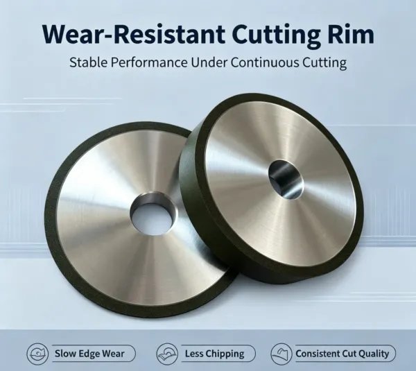 树脂结合剂超薄金刚石切割片8 Medium Hardness Resin Bond Ultra-Thin Diamond Cutting Disc 3.0 mm