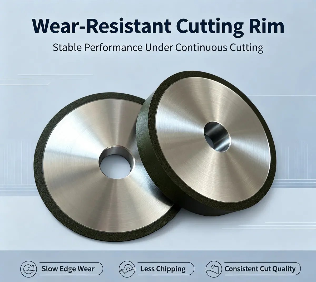Medium Hardness Resin Bond Ultra-Thin Diamond Cutting Disc 3.0 mm - view 8