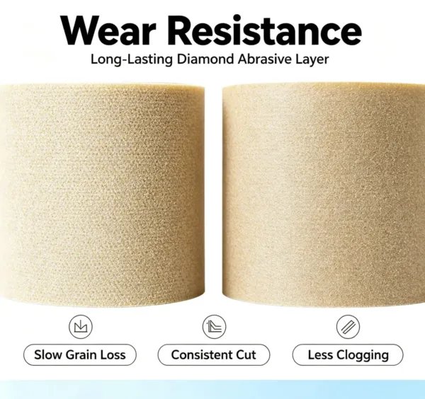 Resin Bond Diamond Sanding Cloth Abrasive Roll for Stone Processing