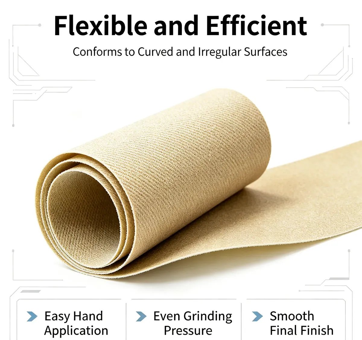 Resin Bond Diamond Sanding Cloth Abrasive Roll for Stone Processing - view 5