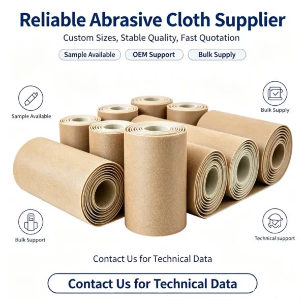 Resin Bond Diamond Sanding Cloth Abrasive Roll for Stone Processing