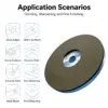 Resin Bond Diamond Grinding Disc 6 inch for Metal Grinding (60#-3000#)