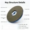 Resin Bond Diamond Grinding Disc 6 inch for Metal Grinding (60#-3000#)
