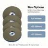 Resin Bond Diamond Grinding Disc 6 inch for Metal Grinding (60#-3000#)