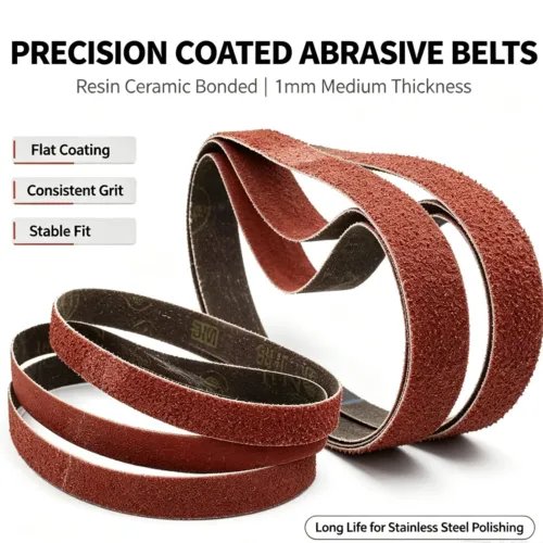 Resin and Ceramic Bonded Abrasive Polishing Belt 1 mm (60#-3000#)