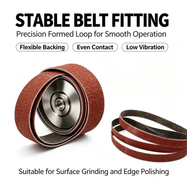Resin and Ceramic Bonded Abrasive Polishing Belt 1 mm (60#-3000#)