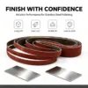 Resin and Ceramic Bonded Abrasive Polishing Belt 1 mm (60#-3000#)