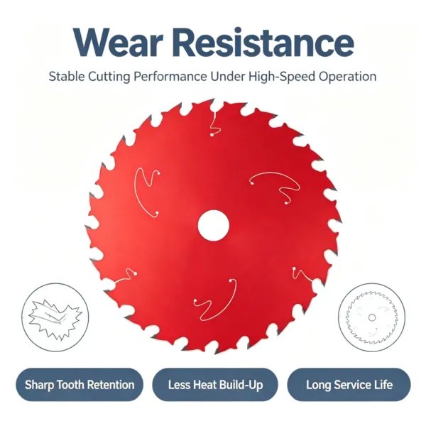 TCT Coated Circular Saw Blade 185 mm 24/40/54 TPI Low Noise