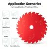TCT Coated Circular Saw Blade 185 mm 24/40/54 TPI Low Noise