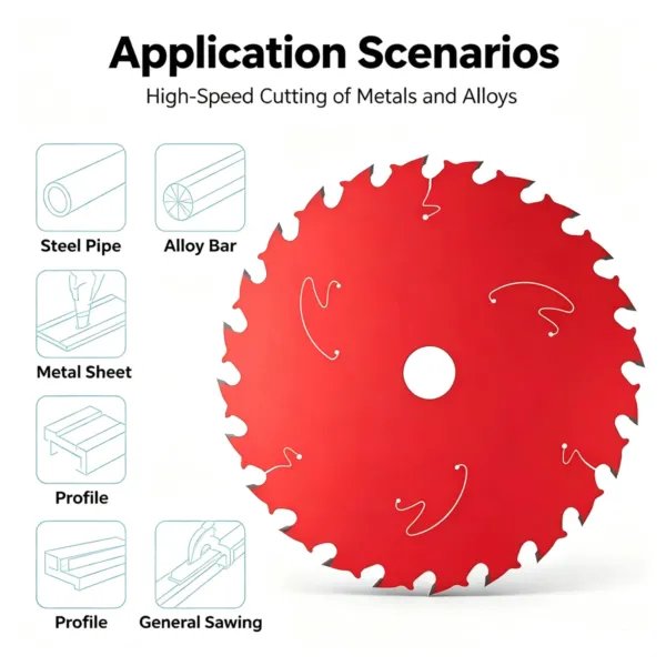 TCT Coated Circular Saw Blade 185 mm 24/40/54 TPI Low Noise