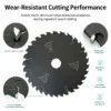 Teflon-Coated Wood Multi-Rip Saw Blade 185 mm 24/40/54 TPI