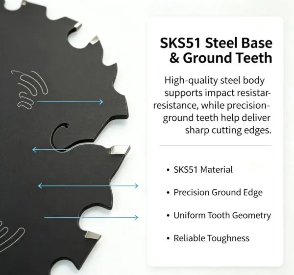 Teflon-Coated Wood Multi-Rip Saw Blade 185 mm 24/40/54 TPI