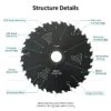 Teflon-Coated Wood Multi-Rip Saw Blade 185 mm 24/40/54 TPI