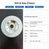 Universal 4.5 inch Electroplated Diamond Flap Disc 3.0 mm for Stainless Steel