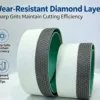 Zirconia Reinforced Electroplated Diamond Sanding Belt 1 mm for Metal and Wood