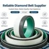 Zirconia Reinforced Electroplated Diamond Sanding Belt 1 mm for Metal and Wood