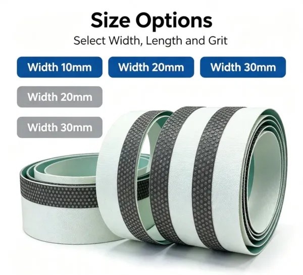 Zirconia Reinforced Electroplated Diamond Sanding Belt 1 mm for Metal and Wood