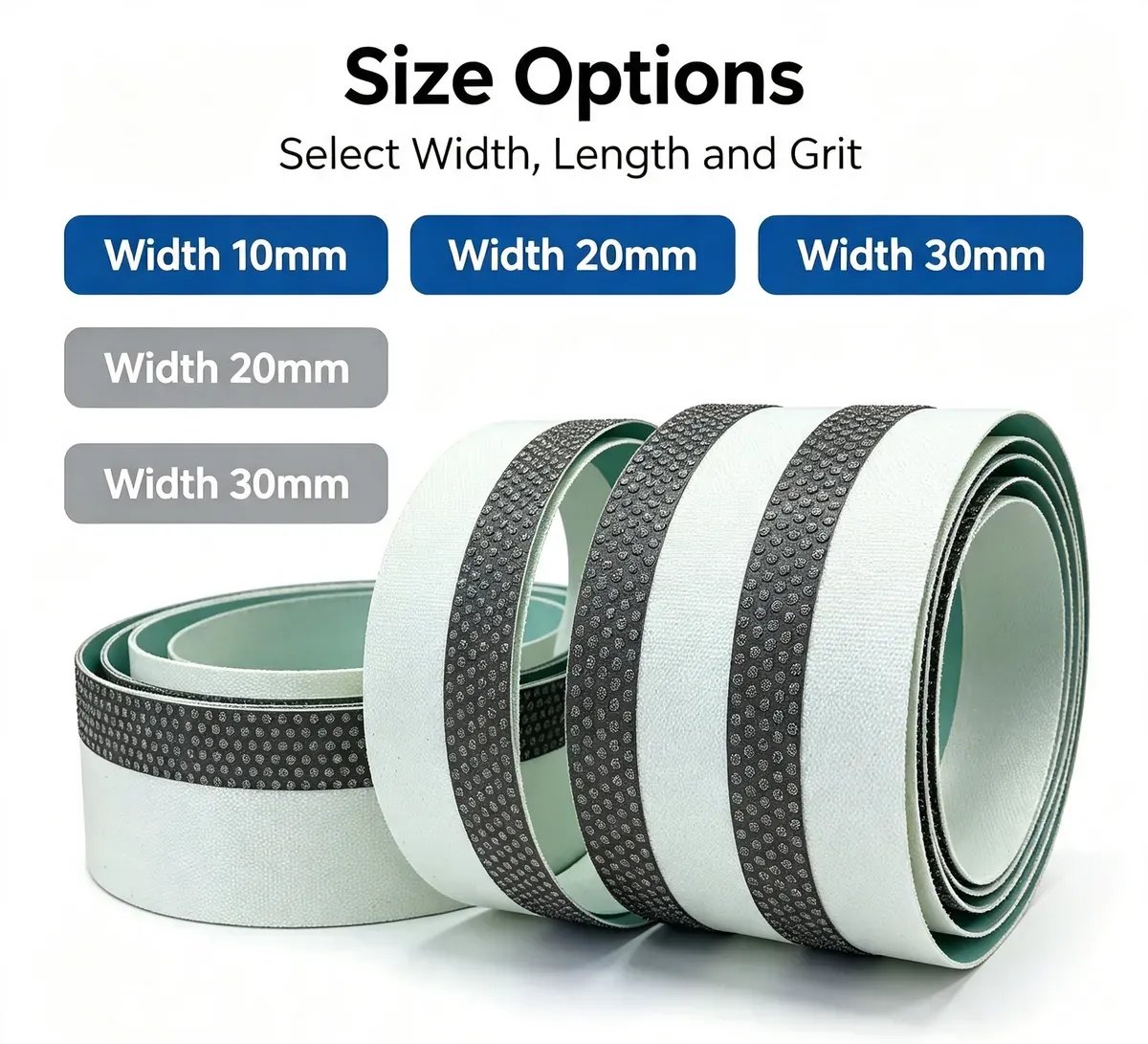 Zirconia Reinforced Electroplated Diamond Sanding Belt 1 mm for Metal and Wood - view 8