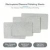 电镀金刚石金属打磨片1 Diamond Coated Stainless Steel Abrasive Disc 1 mm Fine Grit for Stone (100/200 mm)