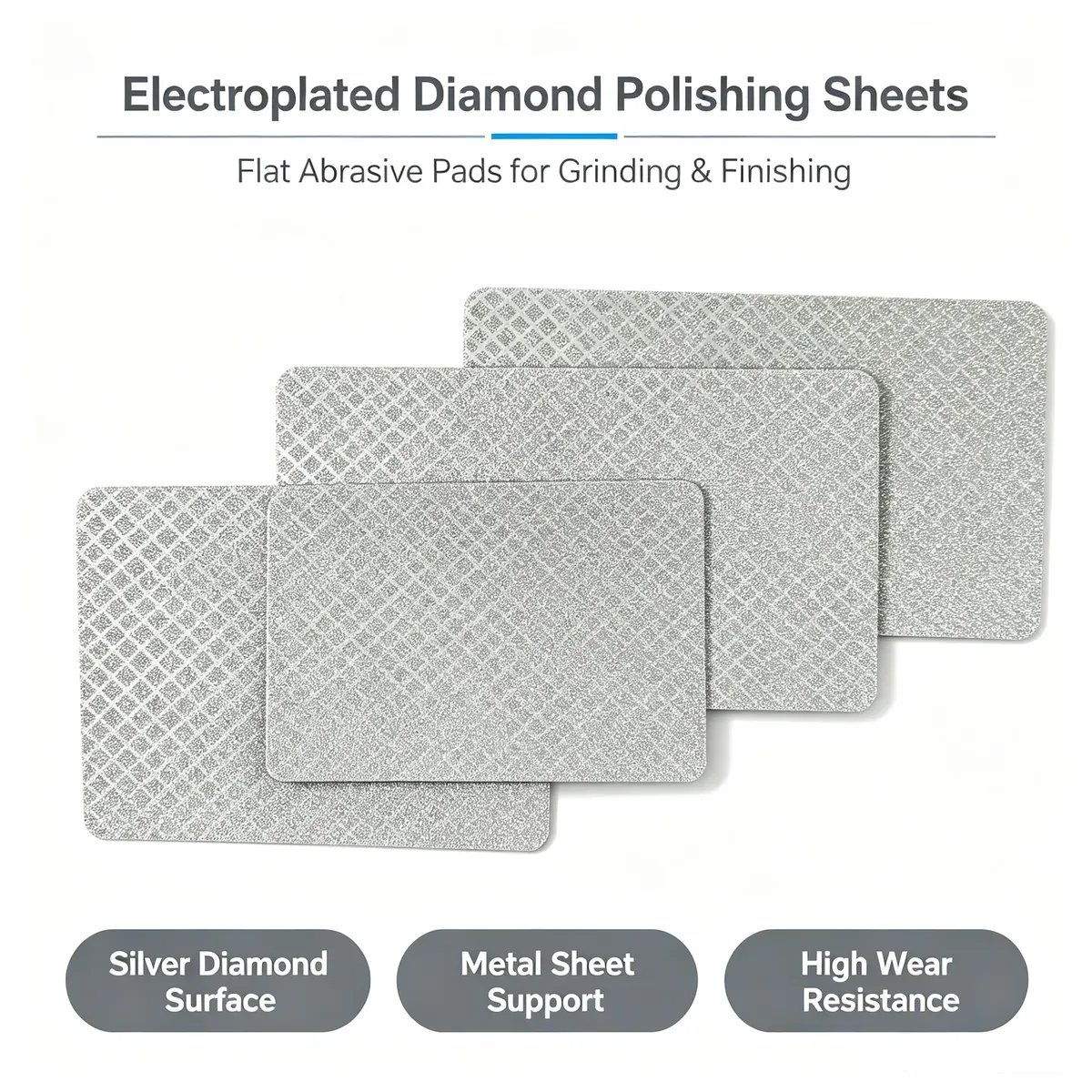 Diamond Coated Stainless Steel Abrasive Disc 1 mm Fine Grit for Stone (100/200 mm) - view 2