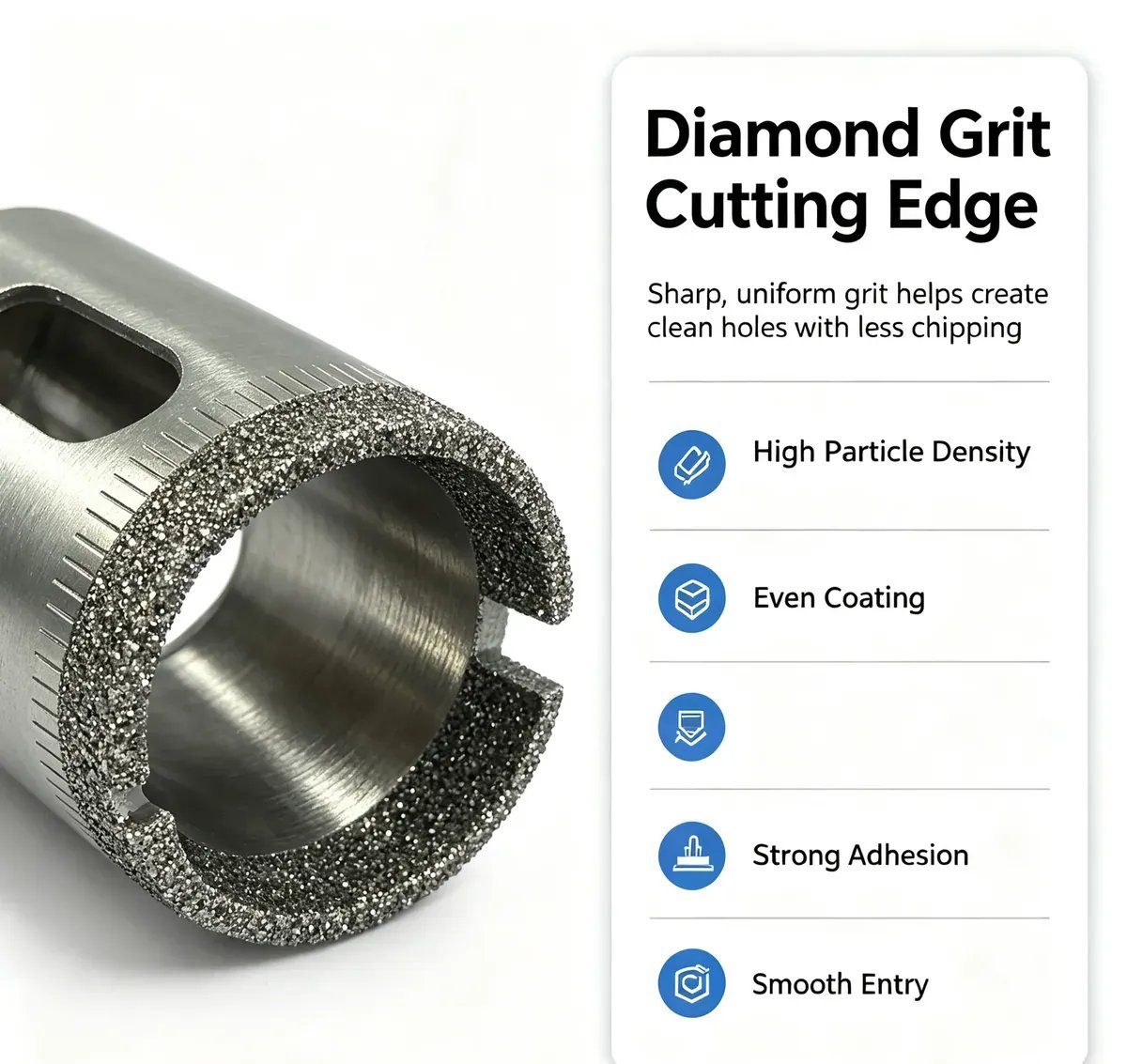 Hollow Core Diamond Drill Bit Set for Glass and Ceramic (2-19 mm) - view 3