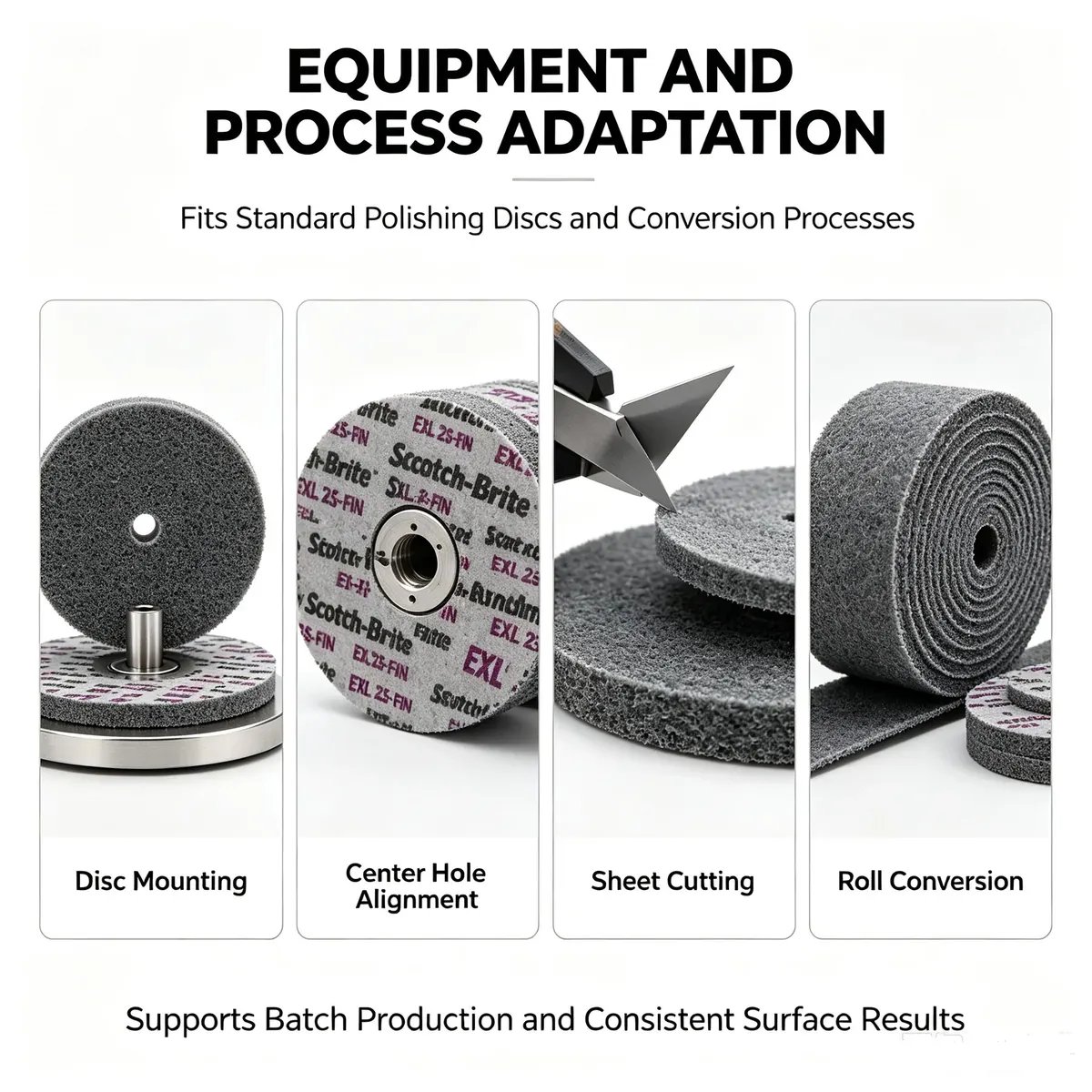 Ceramic Particle Precision-Molded Fiber Abrasive Roll (60#-3000#) - view 6