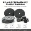 Ceramic Particle Precision-Molded Fiber Abrasive Roll (60#-3000#)