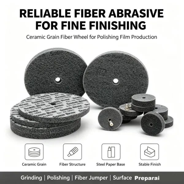 Ceramic Particle Precision-Molded Fiber Abrasive Roll (60#-3000#)