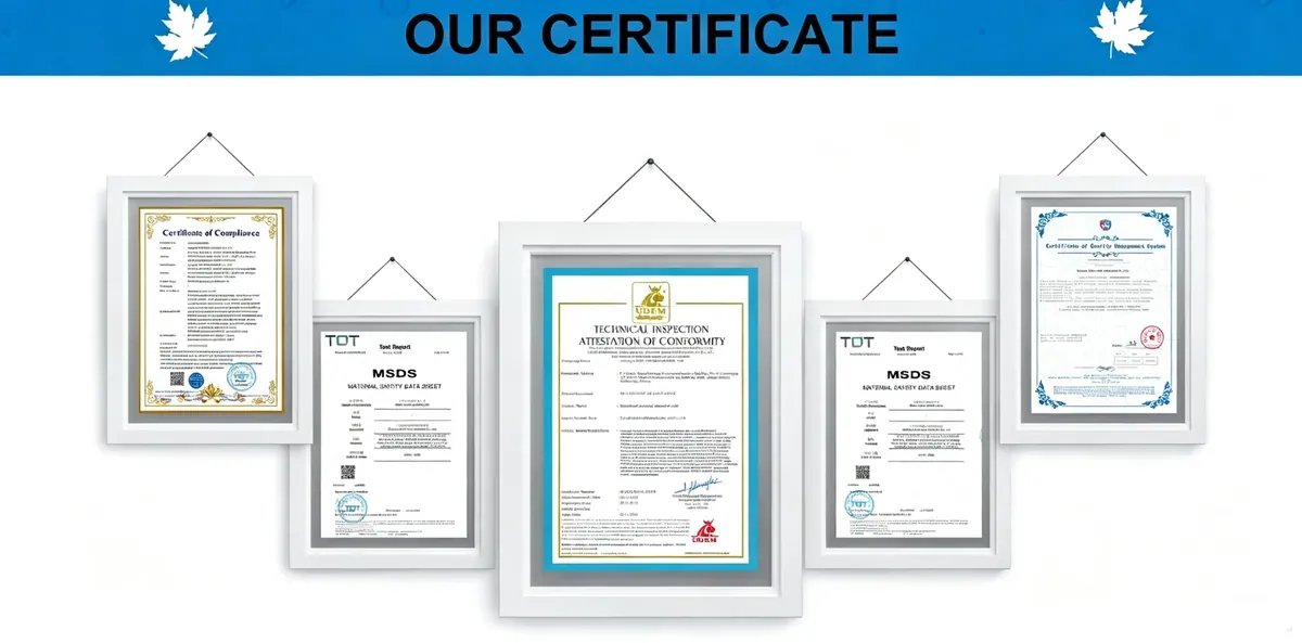 CDFIT quality certification and compliance documents