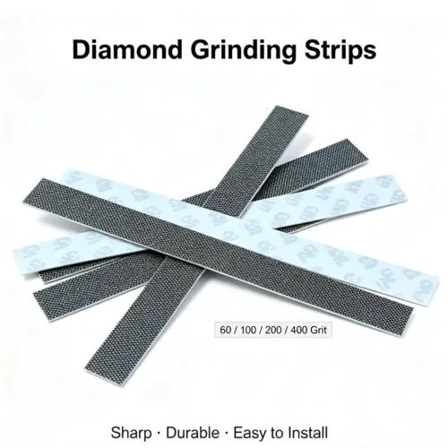 Diamond Coated Stainless Steel Abrasive Disc 1 mm Flexible Finishing Strip (100/200 mm)