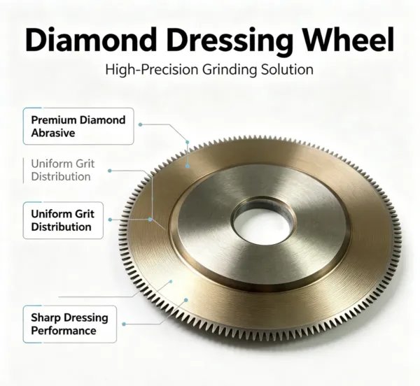 Metal Bonded Diamond Dressing Wheel High Precision (60#-3000#)