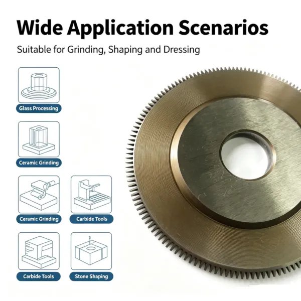 Metal Bonded Diamond Dressing Wheel High Precision (60#-3000#)
